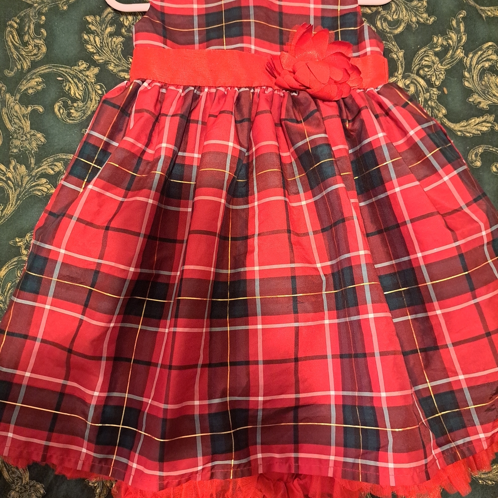 Holiday Editions Red and Black Plaid Dress